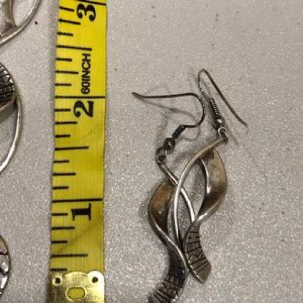 Carolyn Pollack RMT Roderick Tenrio winddancer earrings sterling - Picture 2 of 3